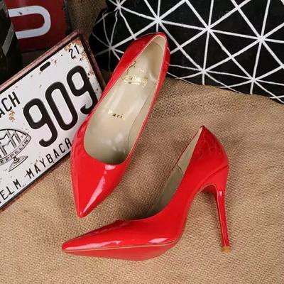 Christian Louboutin Shallow mouth stiletto heel Shoes Women--013
